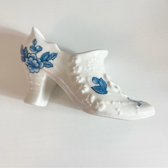 Vintage James Kent Old Foley Porcelain Shoe Boot Imari Staffordshire England EUC - Picture 1 of 13